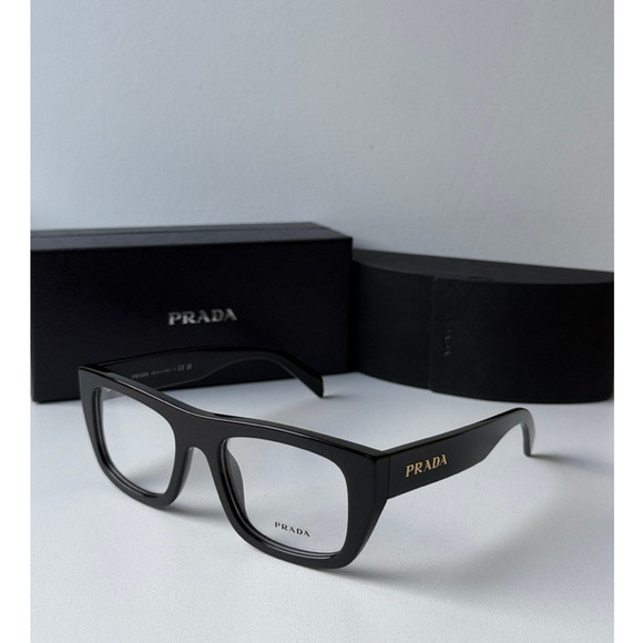 NEW Prada PR A17V Eyeglasses Frames in Black main image 6